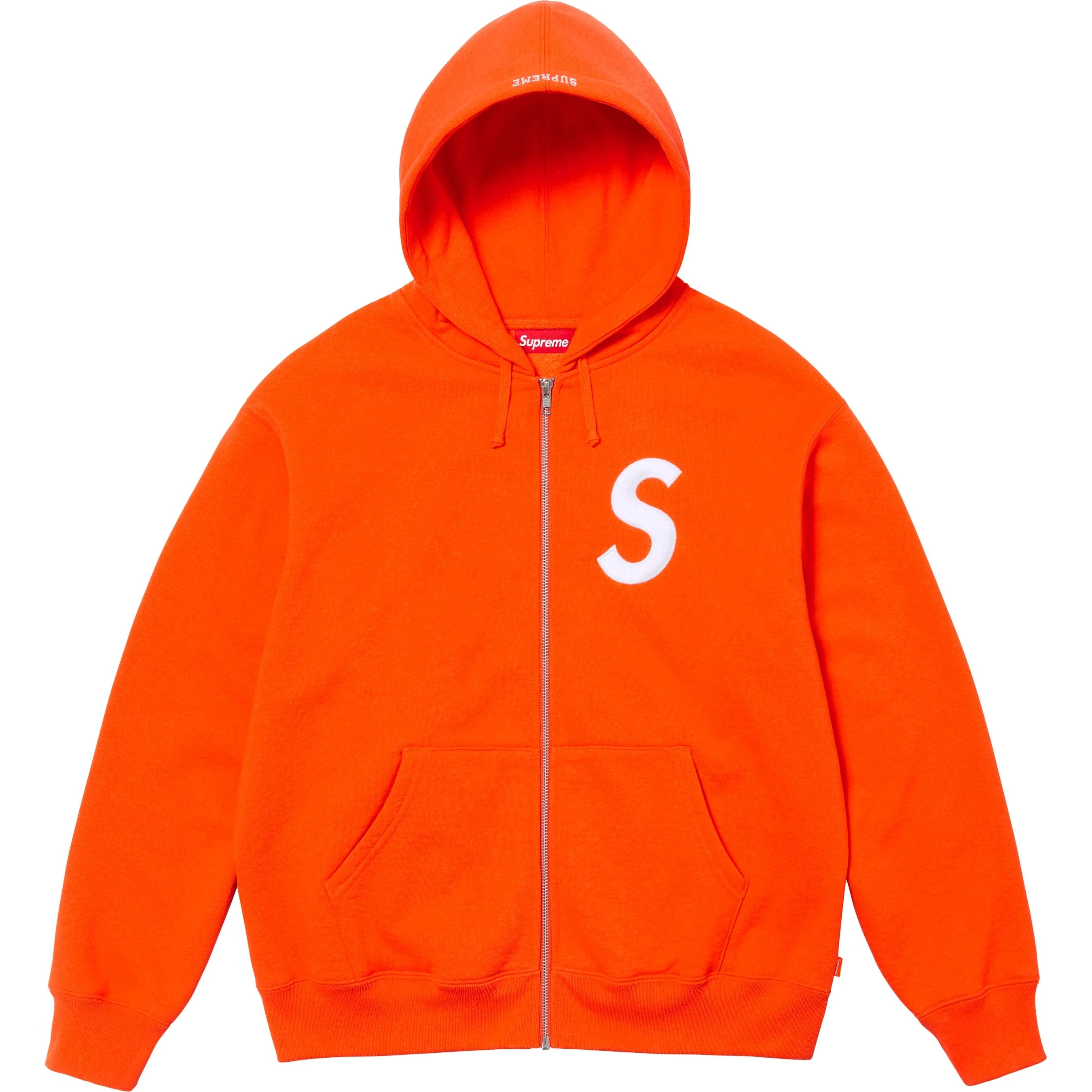 S Logo Zip Up Hooded Sweatshirt view 10